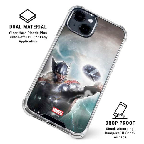 Marvel Thor Mighty Thor iPhone 14 Clear Case